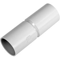 Муфта труба-труба с ограничителем ПВХ Промрукав Д=16 IP40 серый картинка